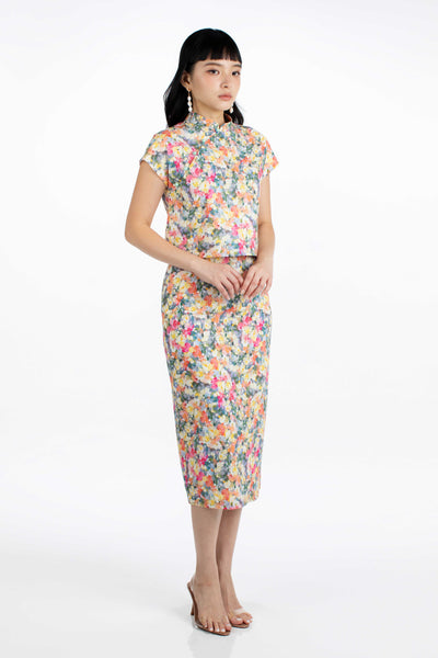 Julie Top & Skirt Set - Dots