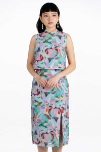 Bonnie Top & Skirt Set - Abstract