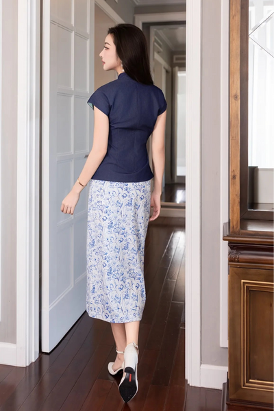 Brenda Top - Dark Denim