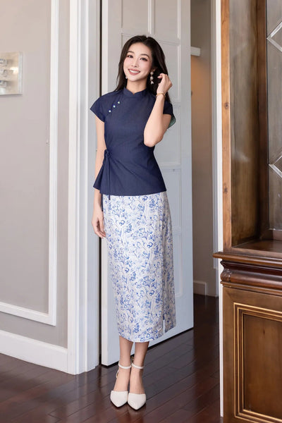 Brenda Top - Dark Denim