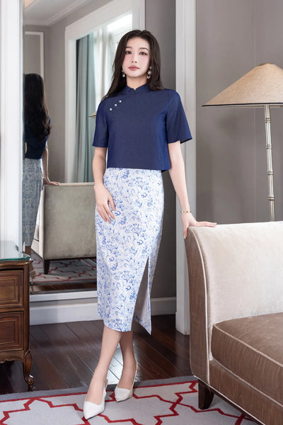 Cheryl Top - Dark Denim