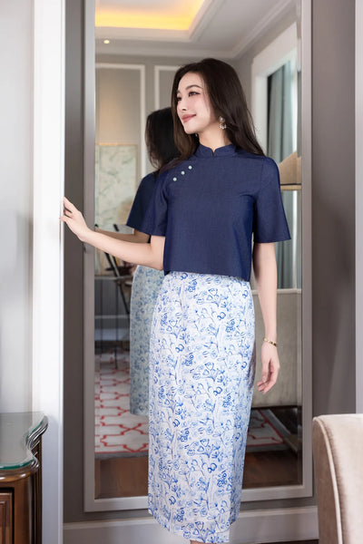 Cheryl Top - Dark Denim