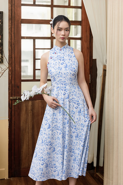 Becky Cheongsam - Bluebell