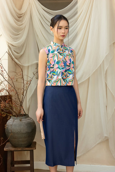 Bonnie Top - Tropical Abstract