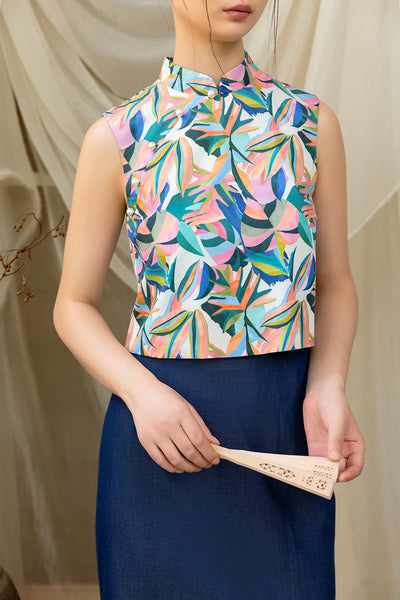 Bonnie Top - Tropical Abstract
